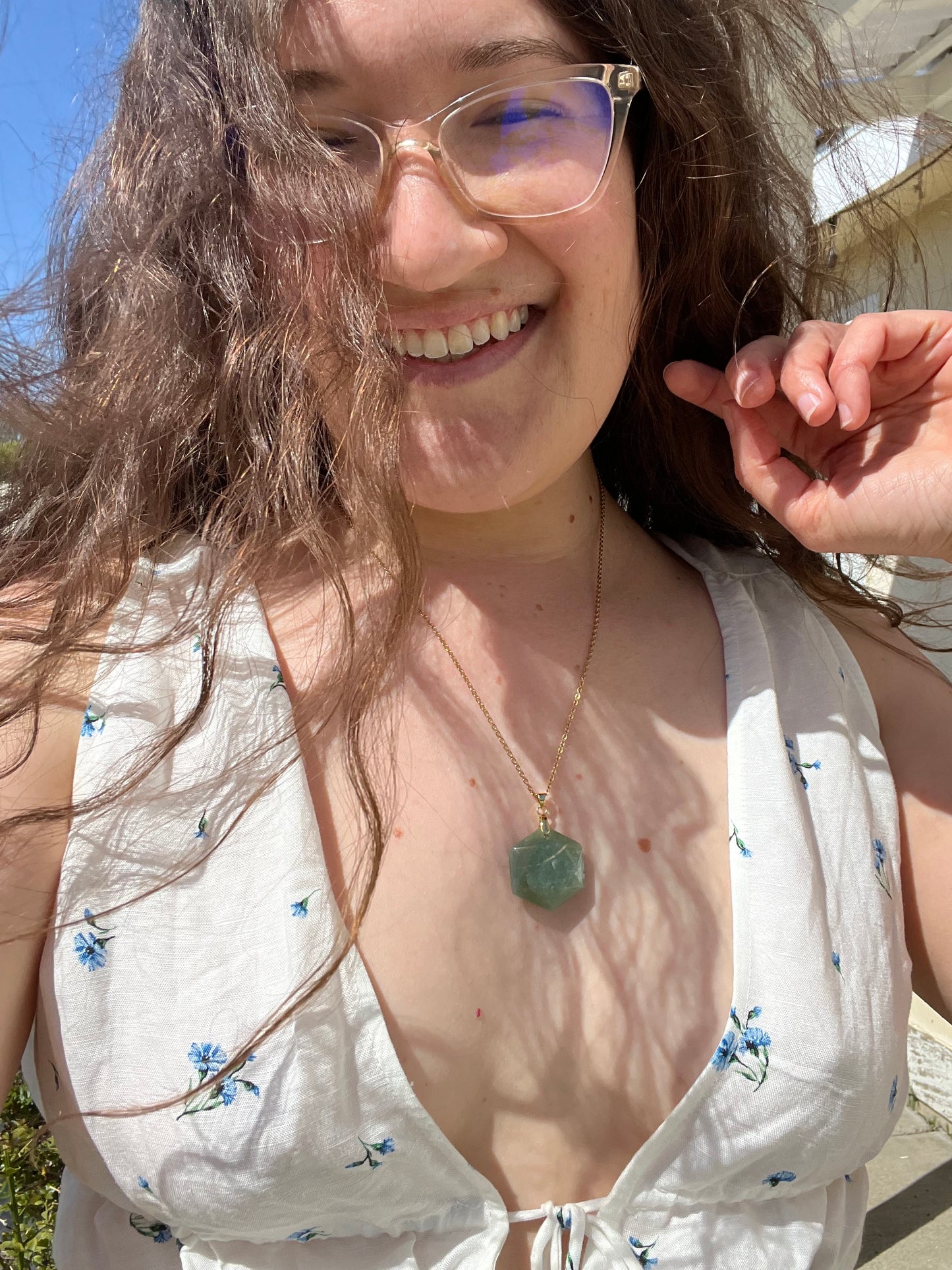 Hexagram Pendant Necklace