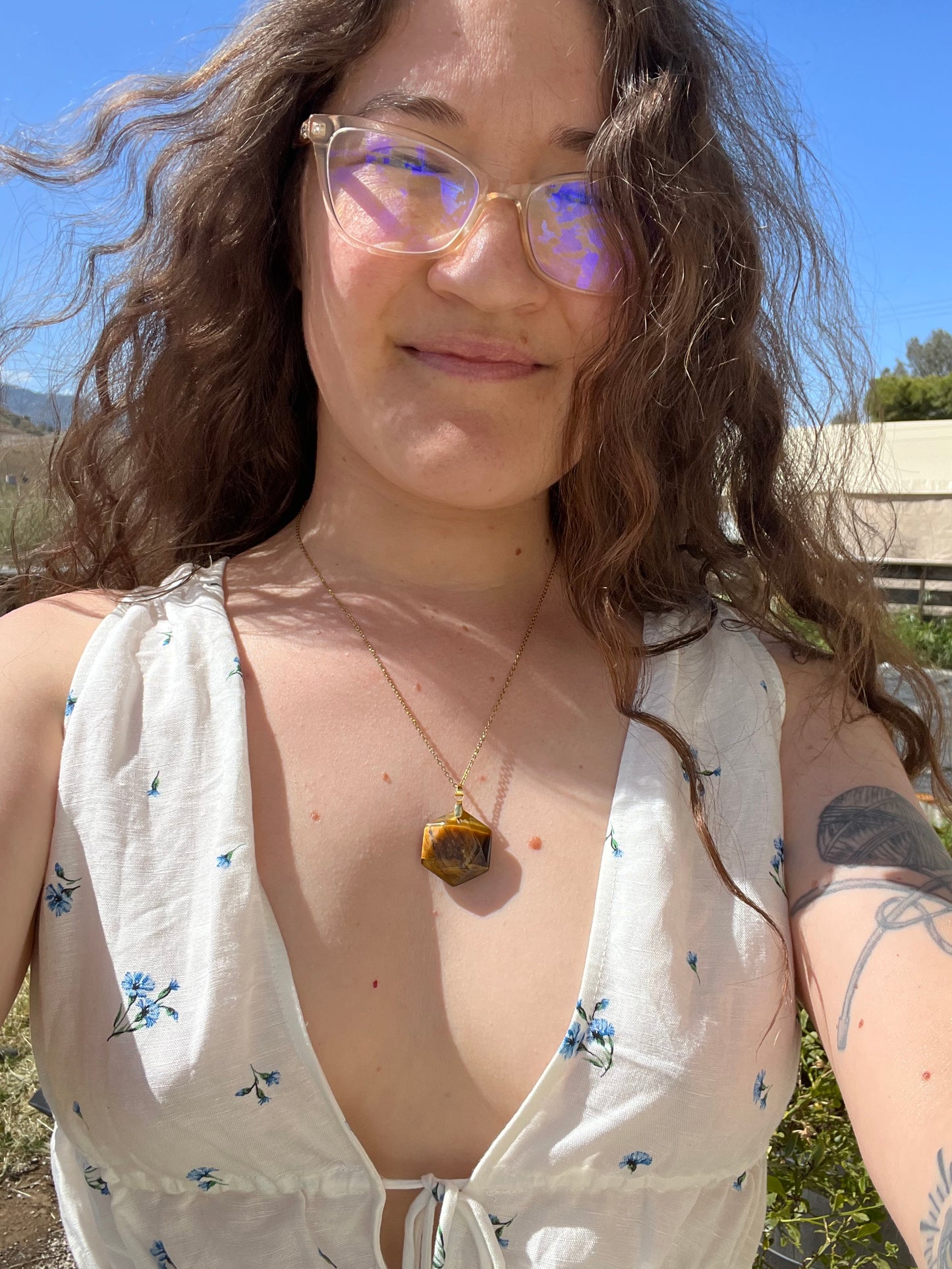 Hexagram Pendant Necklace