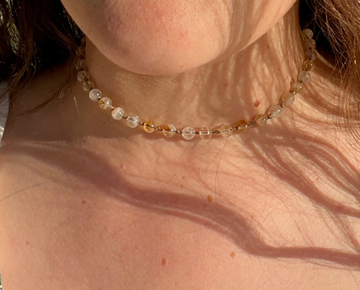 Solar Powered Hand-Knot Necklace