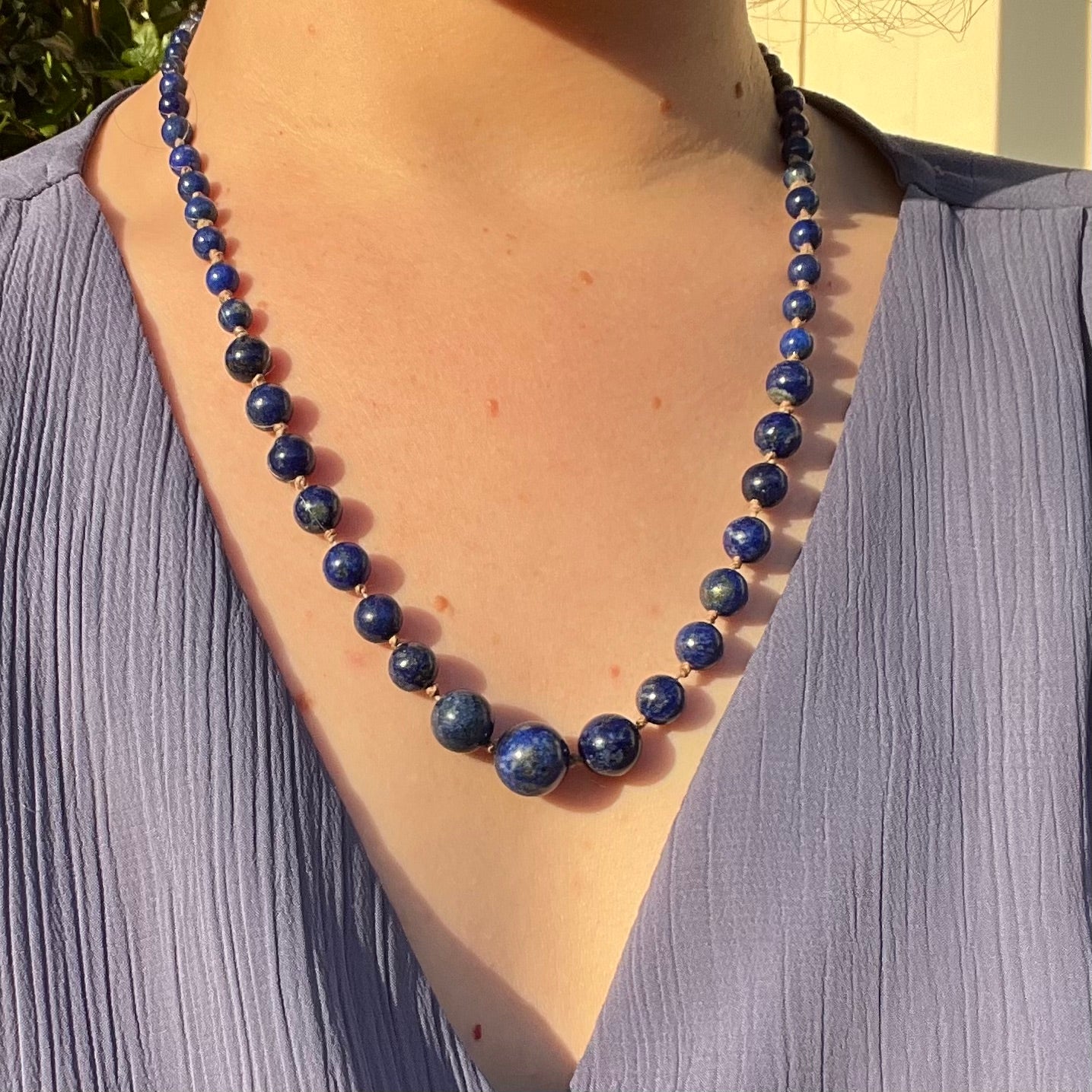 Tapered Beaded Necklace