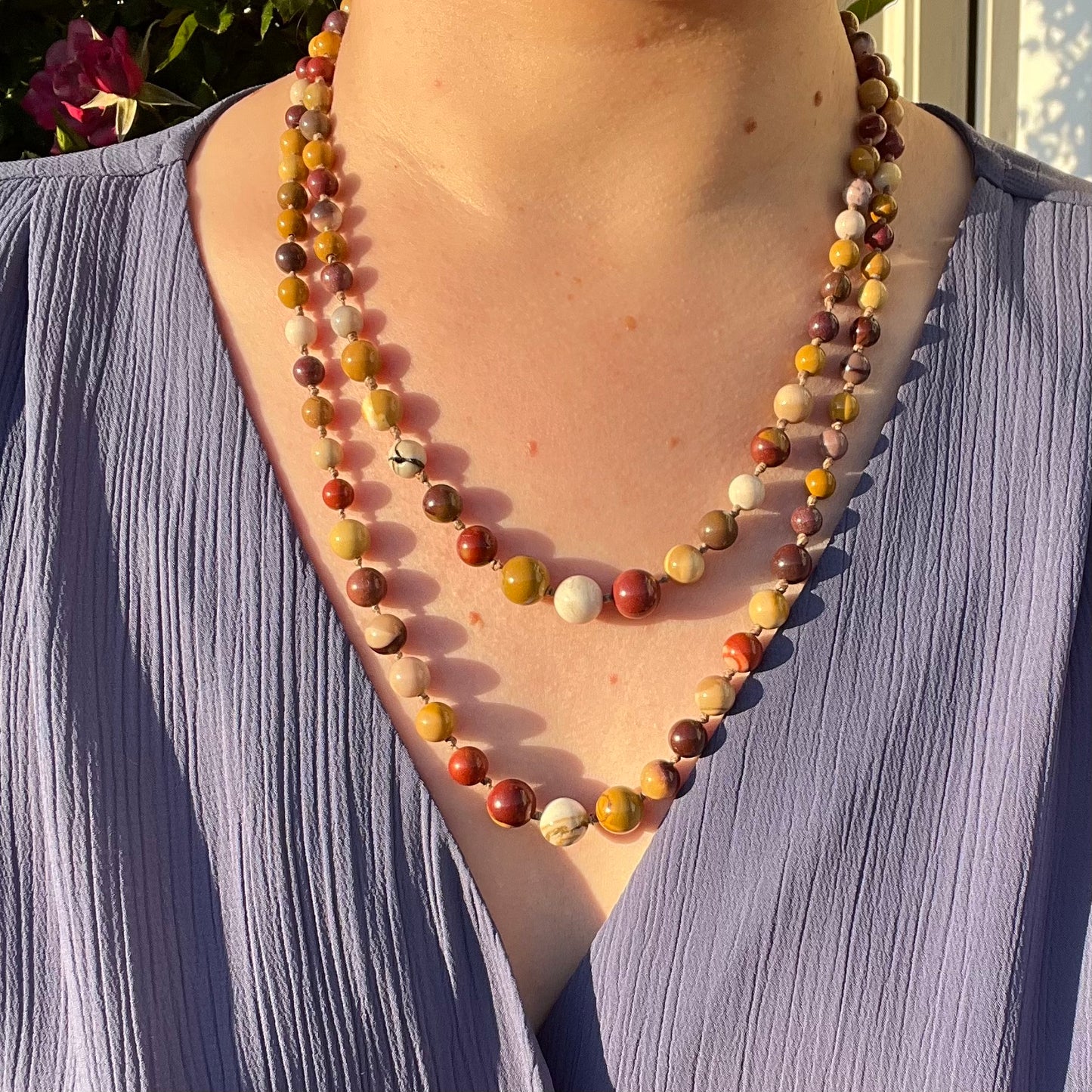 Tapered Beaded Necklace