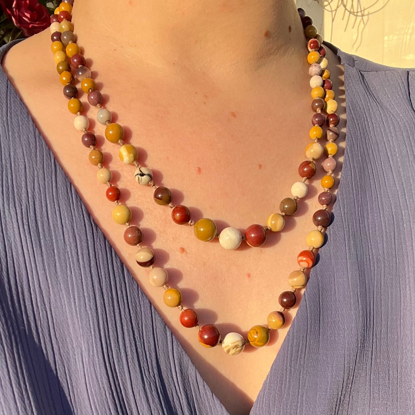 Tapered Beaded Necklace